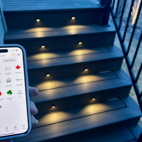 stair lights rissers